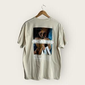 Pablo Picasso |1907 Nu à la Serviette Graphic Tee | Beige | Large